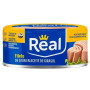 REAL TUNA FILLET CANNED FISH IN SUNFLOWER OIL, CAN X 140 GR
