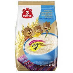 3 OSITOS - PREMIUM OATMEAL WITH ANDEAN CEREALS , BAG X 270 GR