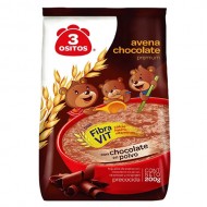 3 OSITOS - PREMIUM OATMEAL WITH CHOCOLATE POWDER , BAG X 200 GR