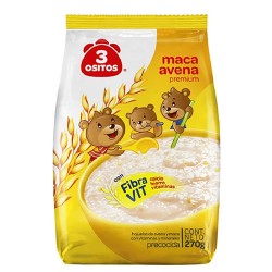 3 OSITOS - PERUVIAN OATMEAL WITH MACA FLAKES , BAG X 270 GR