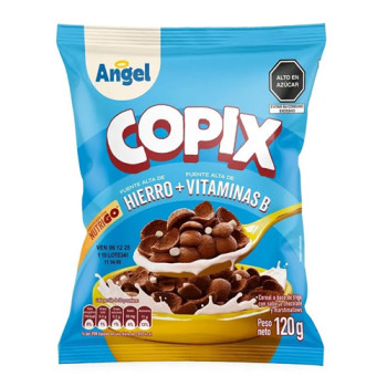 ANGEL COPIX CEREAL CHOCOLATE & MARSHMALLOWS FLAVOR, BAG X 120 GR.