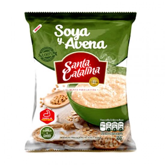 SANTA CATALINA - PERUVIAN OATMEAL WITH SOY FLAKES , BAG X 280 GR