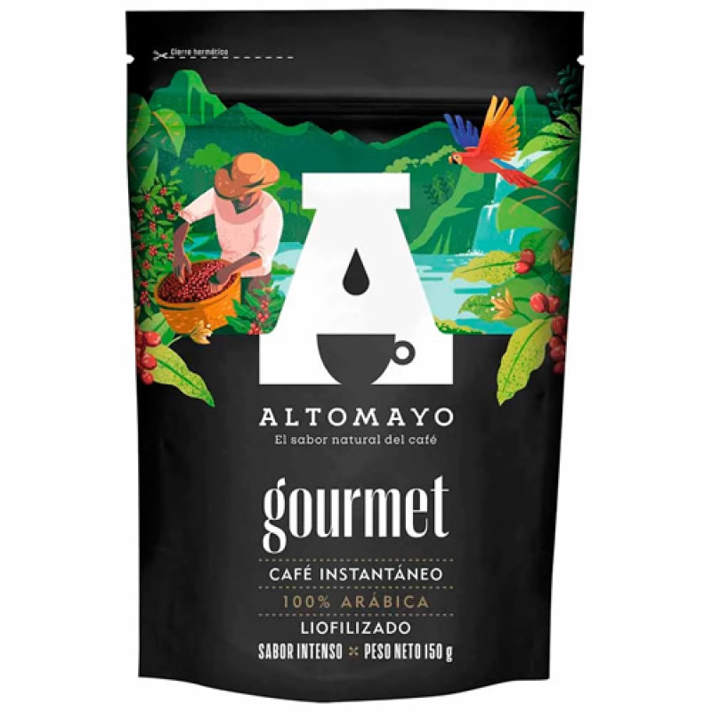ALTOMAYO GOURMET - INSTANT GROUND COFFEE , BAG X 140 GR
