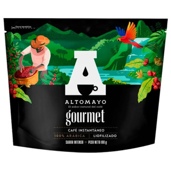 ALTOMAYO GOURMET INSTANT GROUND COFFEE, BAG x 190 GR