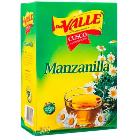 DEL VALLE - CHAMOMILE TEA INFUSIONS, BOX OF 100 TEA BAGS