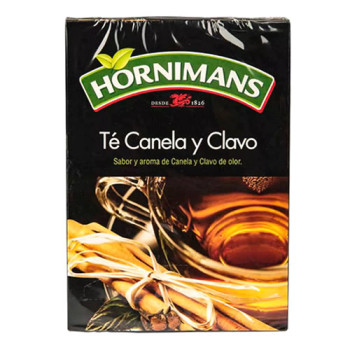 HORNIMANS - TEA,CINNAMON AND CLOVE PERUVIAN TEA INFUSIONS, BOX OF 100 TEA BAGS