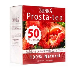 SUNKA PROSTA TEA - ACHIOTE & CATS CLAW TEA INFUSIONS , BOX OF 50 TEA BAGS