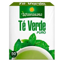 WAWASANA GREEN TEA HERBAL TEA INFUSIONS, BOX OF 50 TEA BAGS