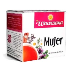 WAWASANA MUJER (WOMAN)- PERUVIAN HERBAL ORGANIC TEA INFUSIONS , BOX OF 12 TEA BAGS