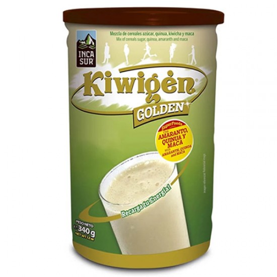 KIWIGEN GOLDEN - INSTANT ENERGIZER DRINK , JAR X 340 GR