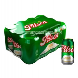 PILSEN CALLAO - PERUVIAN BEER, PACK X 12 CANS , 355 ml  / 12 oz