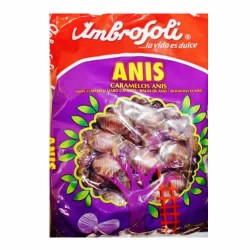 AMBROSOLI - ANISE CARAMELS CANDIES, BAG X 60 UNITS