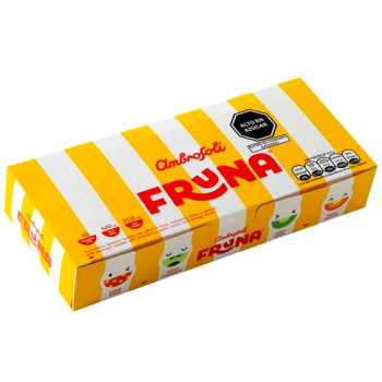 AMBROSOLI "FRUNA" CHEWY FRUIT  CANDY, BOX OF 40 UNITS