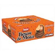BESOS DE MOZA - PERUVIAN CHOCOLATE BONBONS STUFFED OF LUCUMA CREAM , BOX OF 9 UNITS