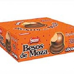 BESOS DE MOZA - PERUVIAN CHOCOLATE BONBONS STUFFED OF LUCUMA CREAM , BOX OF 9 UNITS