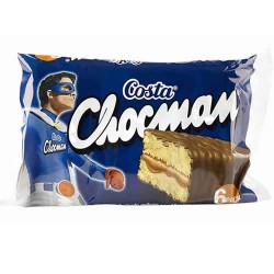 CHOCMAN - PERUVIAN CHOCOLATE SPONGE CAKE, PACK X 6 PACKETS
