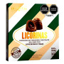 DI PERUGIA LICORINAS - CHOCOLATE BONBONS STUFFED WITH LIQUEUR PISCO AND RAISINS , BOX OF 12 UNITS