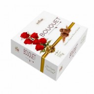 DI PERUGIA BOUQUET - PERUVIAN CHOCOLATE BONBONS FILLED PEANUT BUTTER &TRUFFLES - BOX OF 160 GR