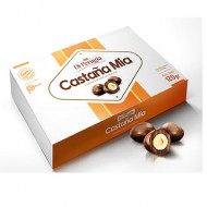 DI PERUGIA CASTAÑA MIA - PERUVIAN CHESTNUTS BATHED WITH CHOCOLATE CREAM  , BOX OF 120 GR