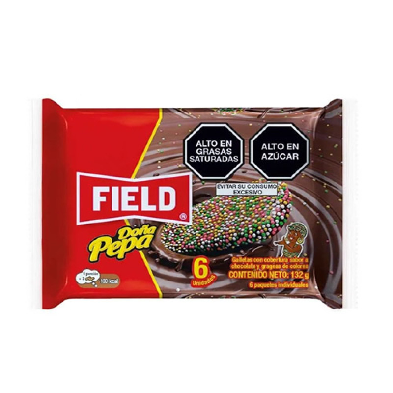 DOÑA PEPA - PERUVIAN CHOCOLATE NOUGAT ( TURRON ) ,  BAG X 6 UNITS