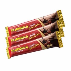 TRIANGULO DONOFRIO - DOUBLE SENSATION TRIANGLE CHOCOLATE BARS ,  BOX OF 9 BARS