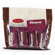 LA IBERICA MINI FONDY - PERUVIAN SEMI SWEET CHOCOLATE MINI BAR WITHOUT MILK , BAG X 200 GR