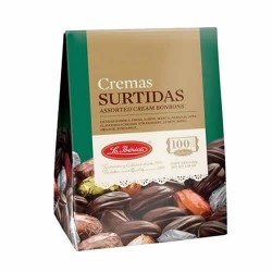 LA IBERICA - ASSORTED CREAM CHOCOLATE BONBONS (CREMAS SURTIDAS) , BOX OF 150 GR