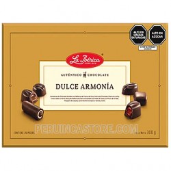 LA IBERICA "DULCE ARMONIA" CHOCOLATE MIXED BONBONS , BOX OF 300 GR