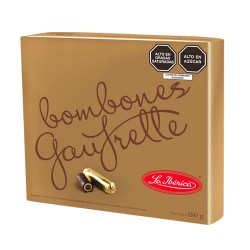 LA IBERICA - GAUFRETTE CHOCOLATE BONBONS, BOX OF 180 GR 