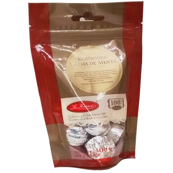 LA IBERICA MINT CREAM BONBONS , SACHET X 100 GR