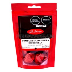 LA IBERICA - PLUM CONFITURE BONBONS , SACHET X 100 GR