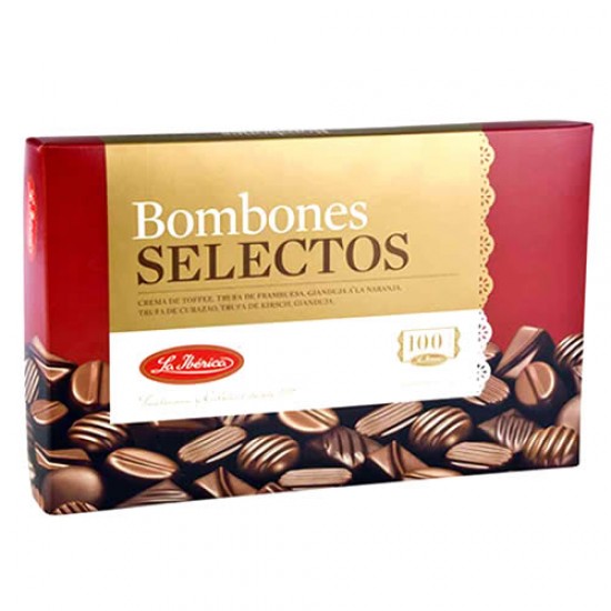 LA IBERICA - PERUVIAN SELECT CHOCOLATE BONBONS ( BOMBONES SELECTOS ) , BOX OF 170 GR