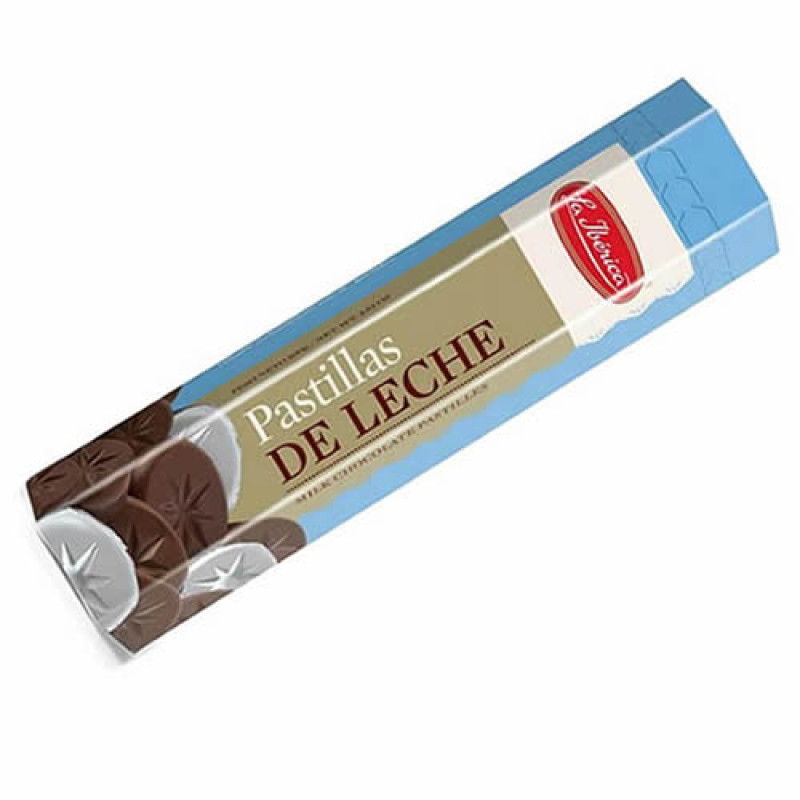LA IBERICA - PERUVIAN MILK CHOCOLATE PILLS - BOX OF 100 GR