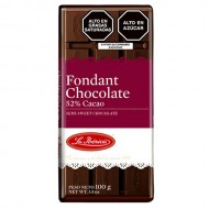 LA IBERICA - PERUVIAN "FONDANT" CHOCOLATE TABLET  X 100 GR