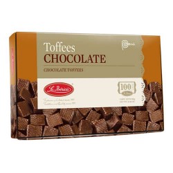 LA IBERICA CHOCOLATE TOFFEES , BOX OF 300 GR