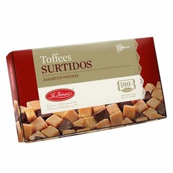 LA IBERICA - PERUVIAN ASSORTED TOFFEES , BOX OF 300 GR