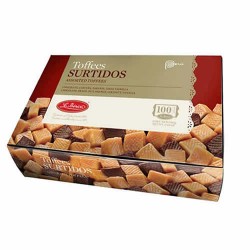 LA IBERICA - PERUVIAN ASSORTED TOFFEES , BOX OF 500 GR