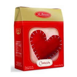LA IBERICA - PERUVIAN HEART SHAPED CHOCOLATE, BOX OF 80 GR