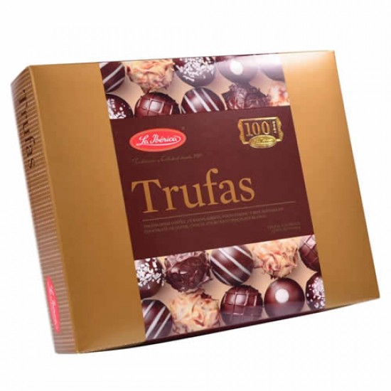 LA IBERICA - TRUFFLES STUFFED OF CREAM & LIQUEUR , BOX OF 6 UNITS 