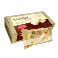 LA IBERICA - SEMI-HARD NOUGAT MADE OF HONEY BEE & CHESTNUTS -  BOX  OF 360 GR