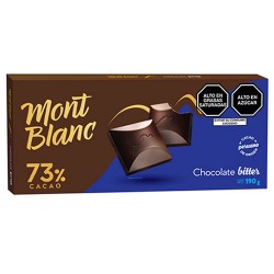 MONTBLANC -  PERUVIAN BITTER CHOCOLATE , 73% CACAO - TABLET X 190 GR