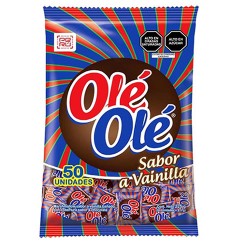 OLE OLE - CHOCOLATE MARSHMALLOWS - BAG X 50 UNITS
