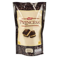 PRINCESA - PERUVIAN CHOCOLATE BONBONS STUFFED OF PEANUT CREAM ,  BAG X 18 UNITS
