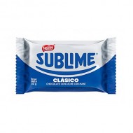 SUBLIME - PERUVIAN CLASSIC CHOCOLATE TABLET STUFFED OF PEANUT ,  BOX OF 24 UNITS