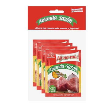 AJINOMIX "ABLANDA SAZON" SEASONING POWDER, BAG X 4 SACHETS
