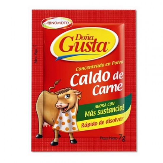 DOÑA GUSTA - MEAT SEASONING POWDER - PACK X 20 UNITS