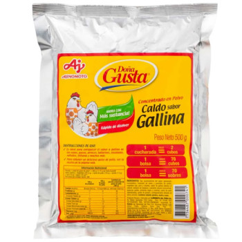 DOÑA GUSTA CHICKEN SEASONING POWDER, BAG X 500 GR