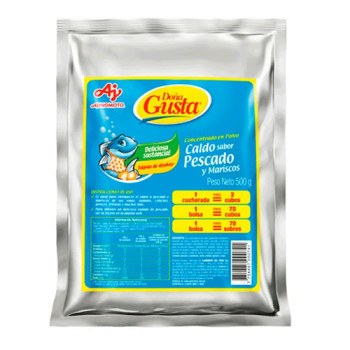 DOÑA GUSTA FISH & SEAFOOD SEASONING POWDER, BAG X 500 GR