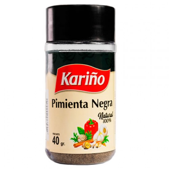 KARIÑO - GROUND BLACK PEPPER , JAR X 40 GR