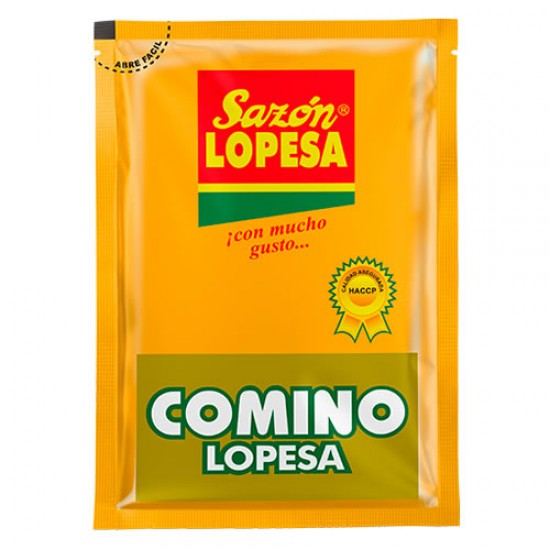 LOPESA - PERUVIAN GROUND CUMIN SEASONING, PACK X 5 SACHETS